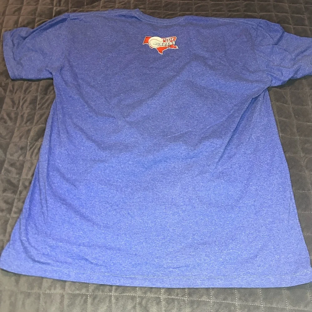 Battle of the Borders All-American Game Blue Graphic Tee | Size L TX OK AR LA NM